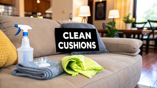 The Best Way to Clean Couch Cushions and Banish Stains