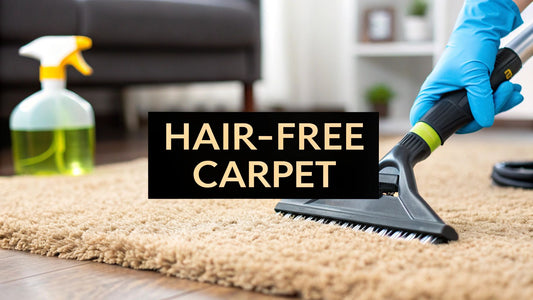 How to Get Hair Out of Carpet: Easy Tips & Tricks