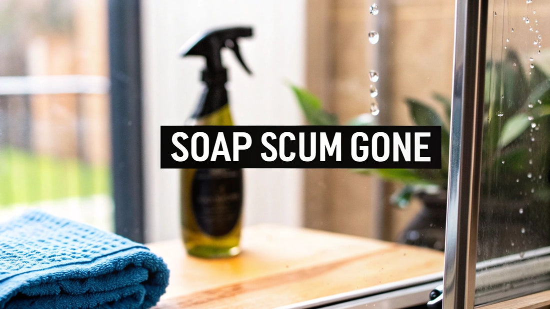 How to Remove Soap Scum from Shower Easily and Effectively