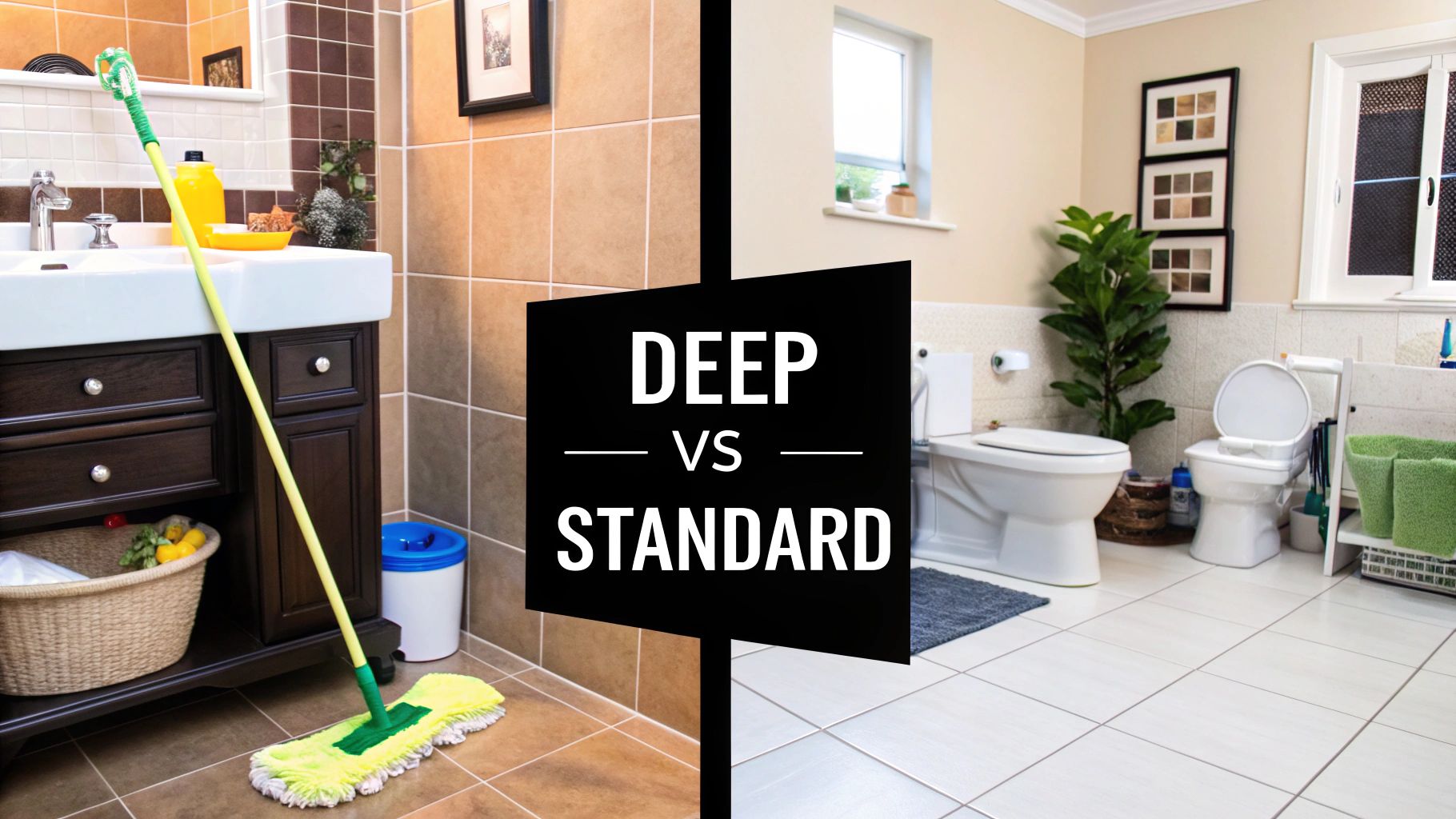 Deep Clean vs Standard Clean: Which Is Right for You? – Custom Maids