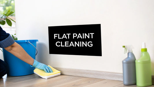 A Guide to Cleaning Walls with Flat Paint