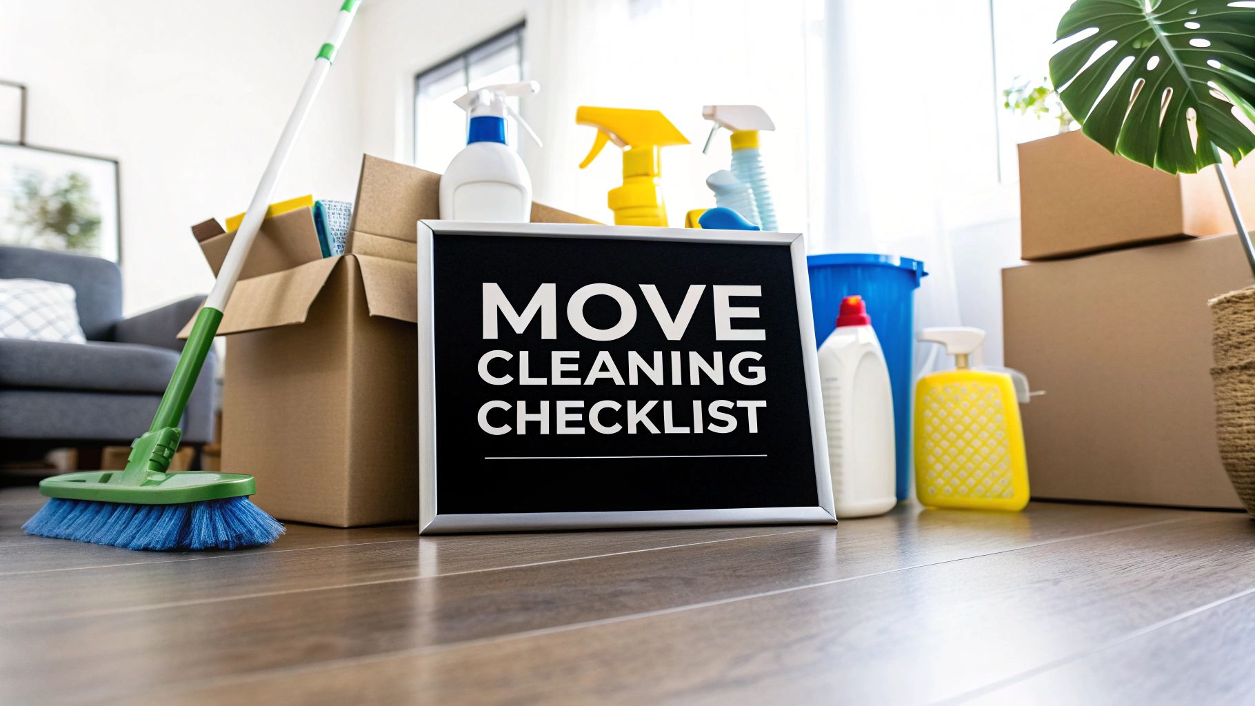 Mint Moving Clean The Ultimate 2025 Move Cleaning Checklist: 7 Essential Areas – Custom Maids