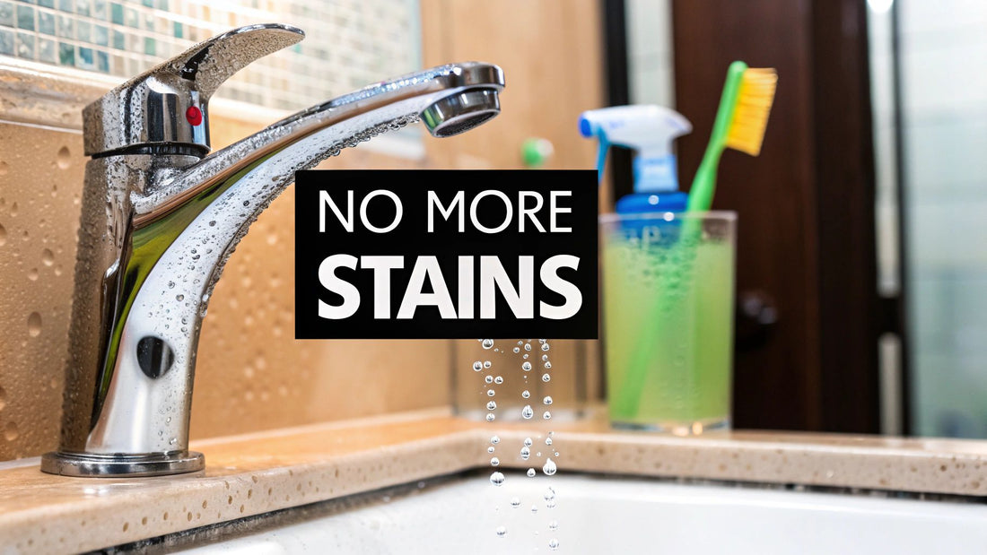 Removing Hard Water Stains for Good