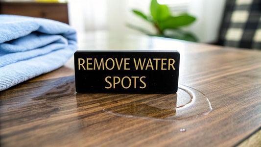 How to Remove Water Spots from Wood Furniture Easily