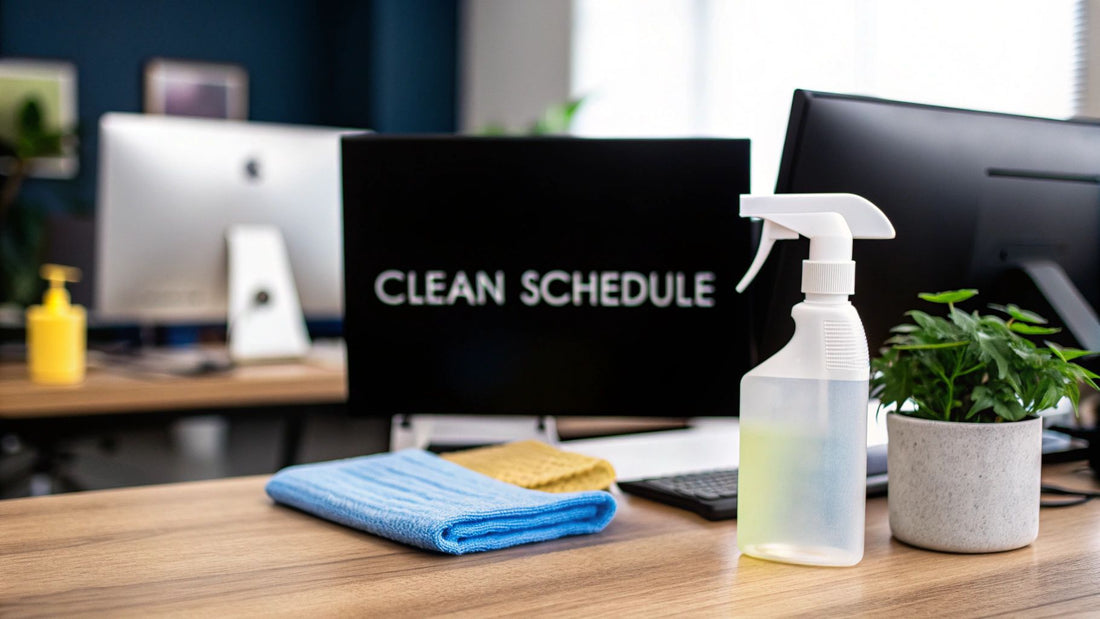 A Practical Office Cleaning Schedule That Works