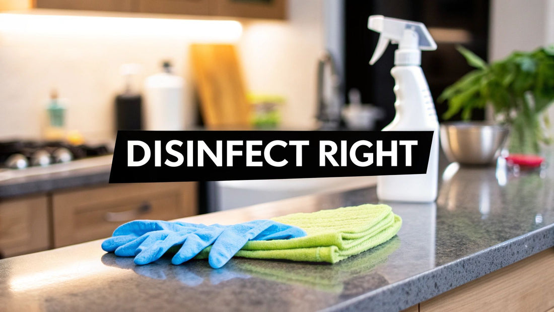 How to Disinfect Kitchen Countertops The Right Way