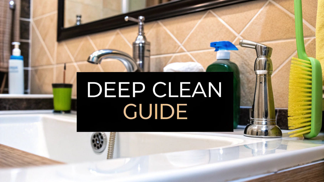 How to Deep Clean a Bathroom The Ultimate Guide – Custom Maids